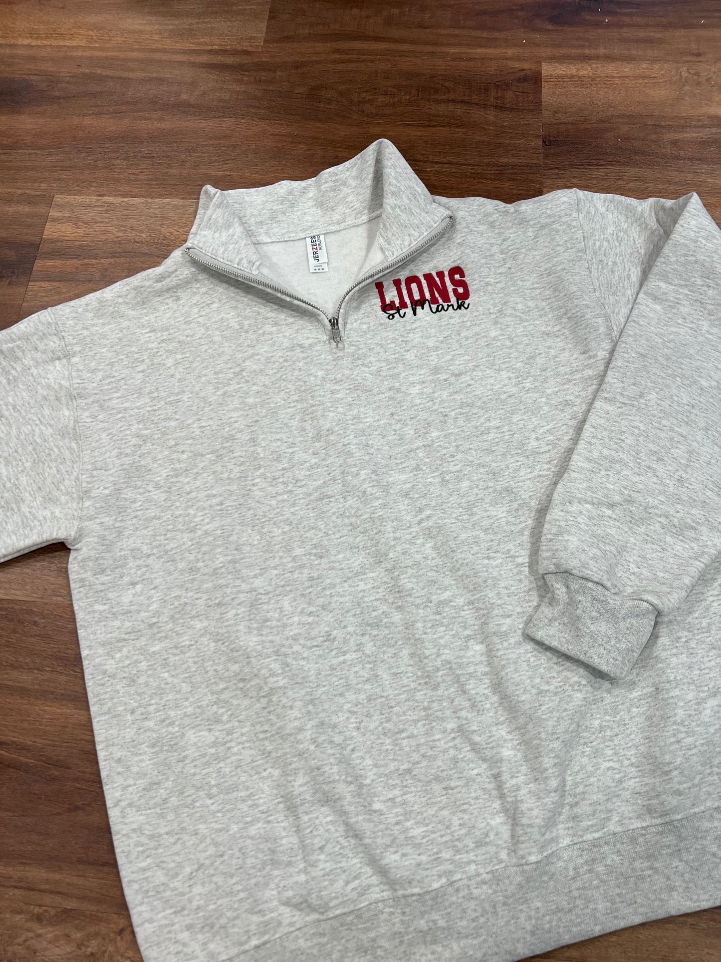 LIONS embroidered 1/4 zip