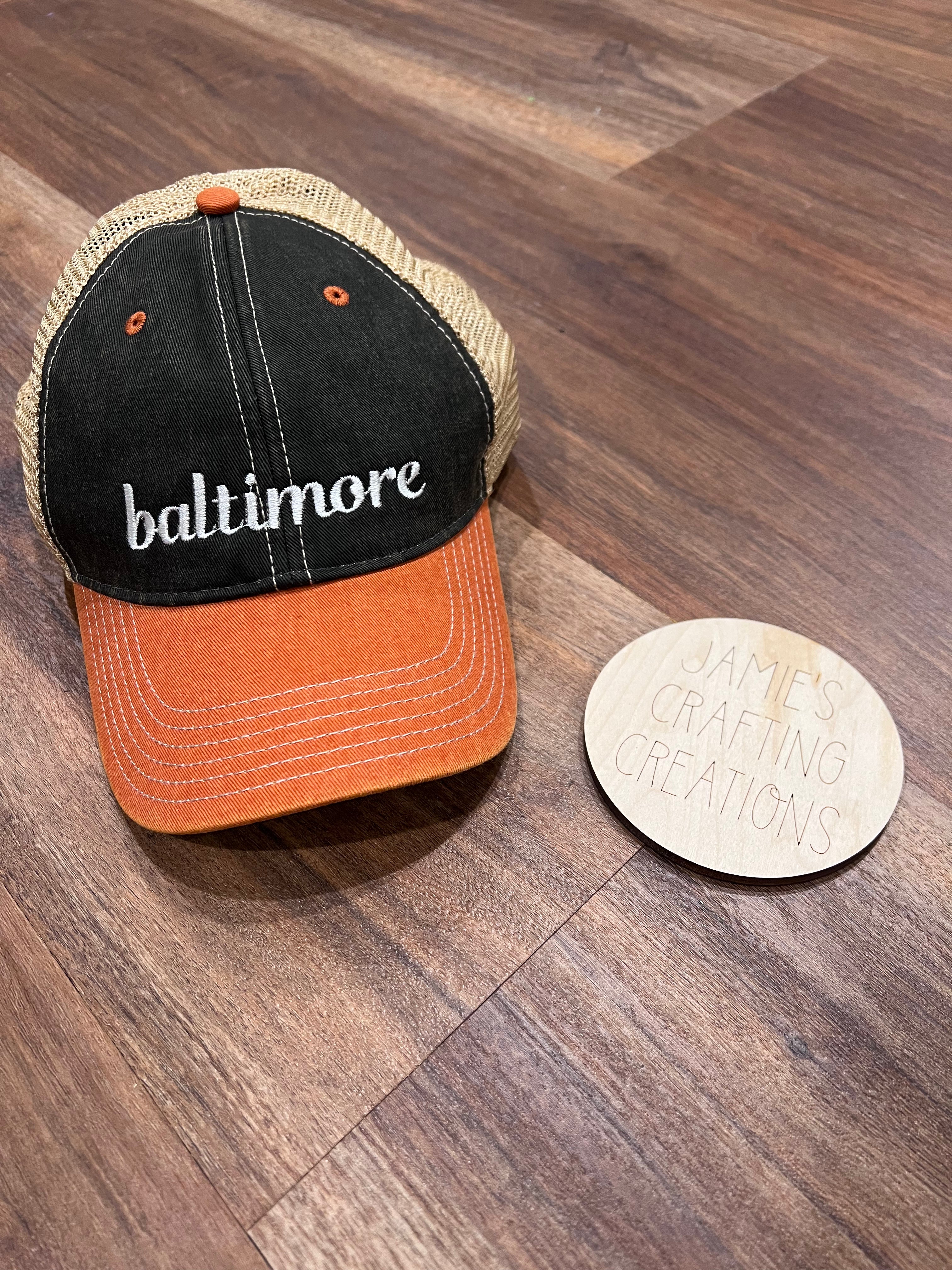 Vintage baltimore baseball hat