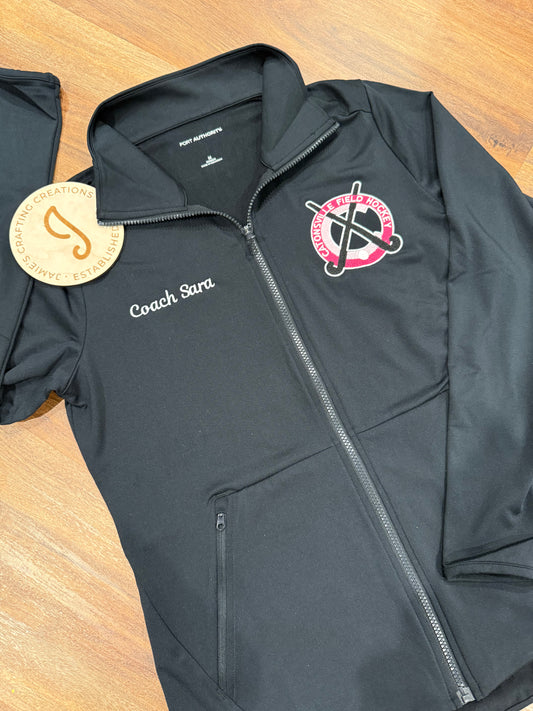 Catonsville Field Hockey Full Zip Black Jacket