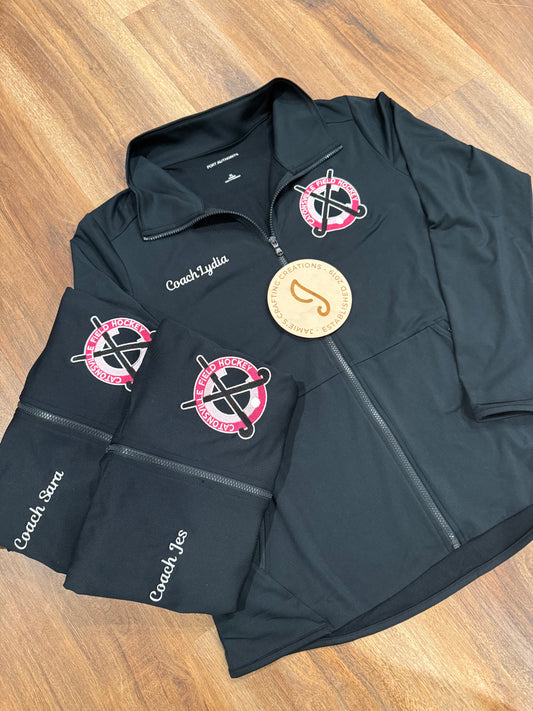 Catonsville Field Hockey Full Zip Black Jacket