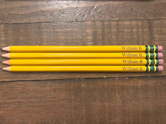 Personalized pencils