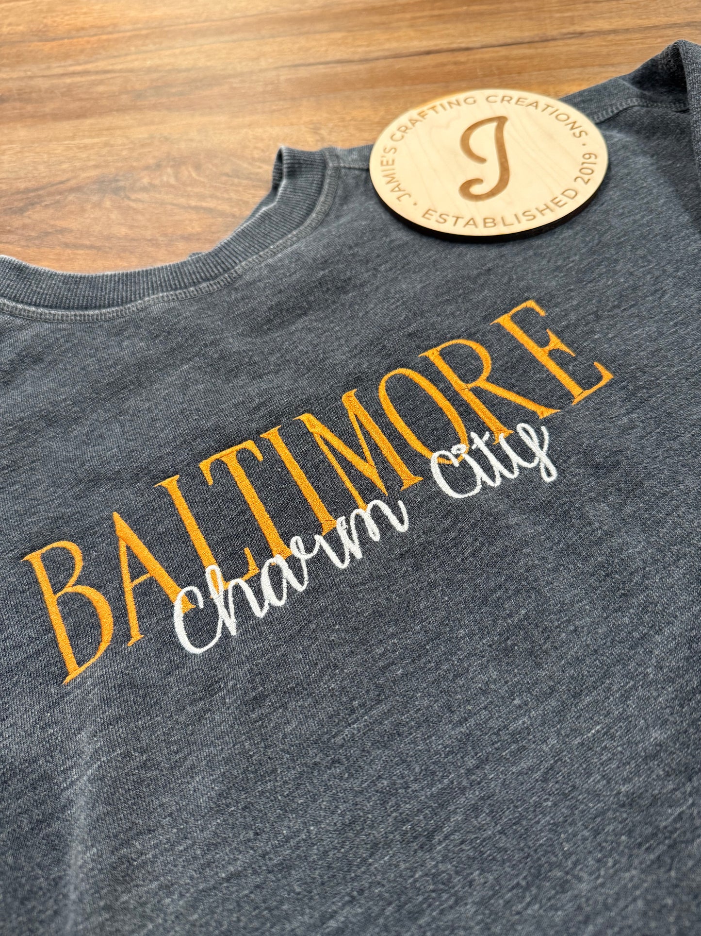 Charm City Baseball crewneck PREORDER open 4/6-4/17