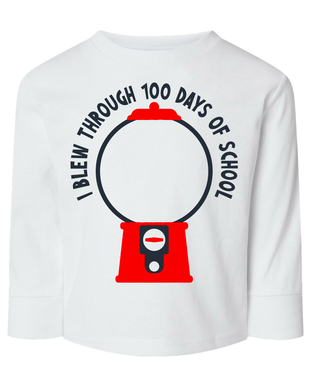 100 days bubble gum shirt