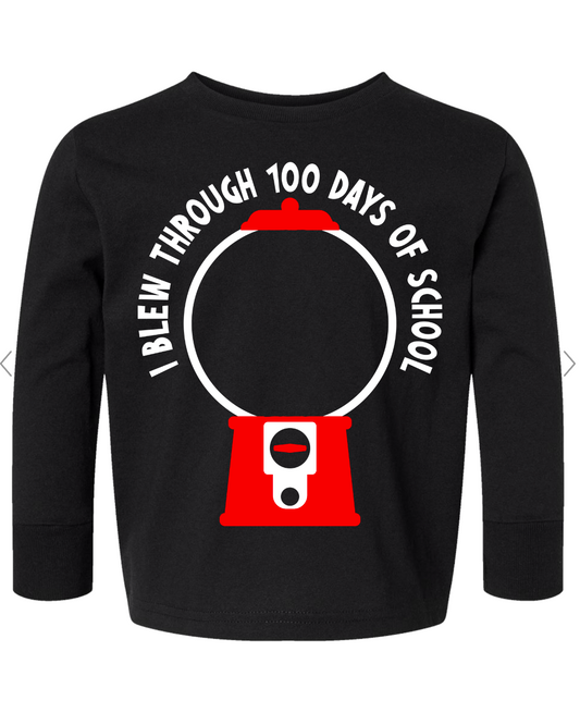 100 days bubble gum shirt