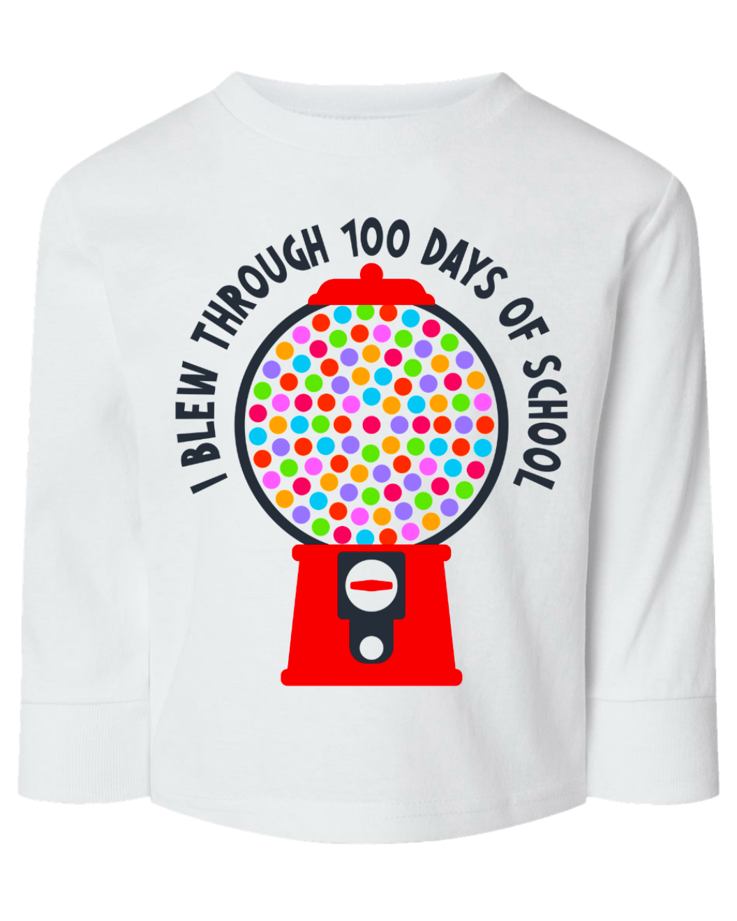 100 days bubble gum shirt
