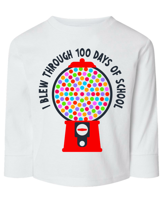 100 days bubble gum shirt