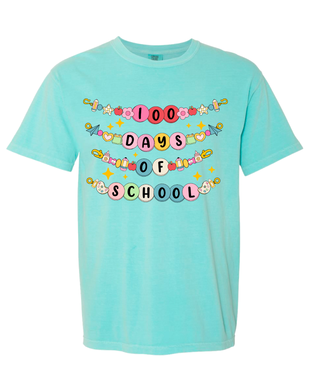 100 Days friendship bracelet shirt, ADULT SIZES