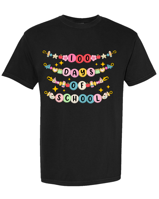 100 Days friendship bracelet shirt, ADULT SIZES