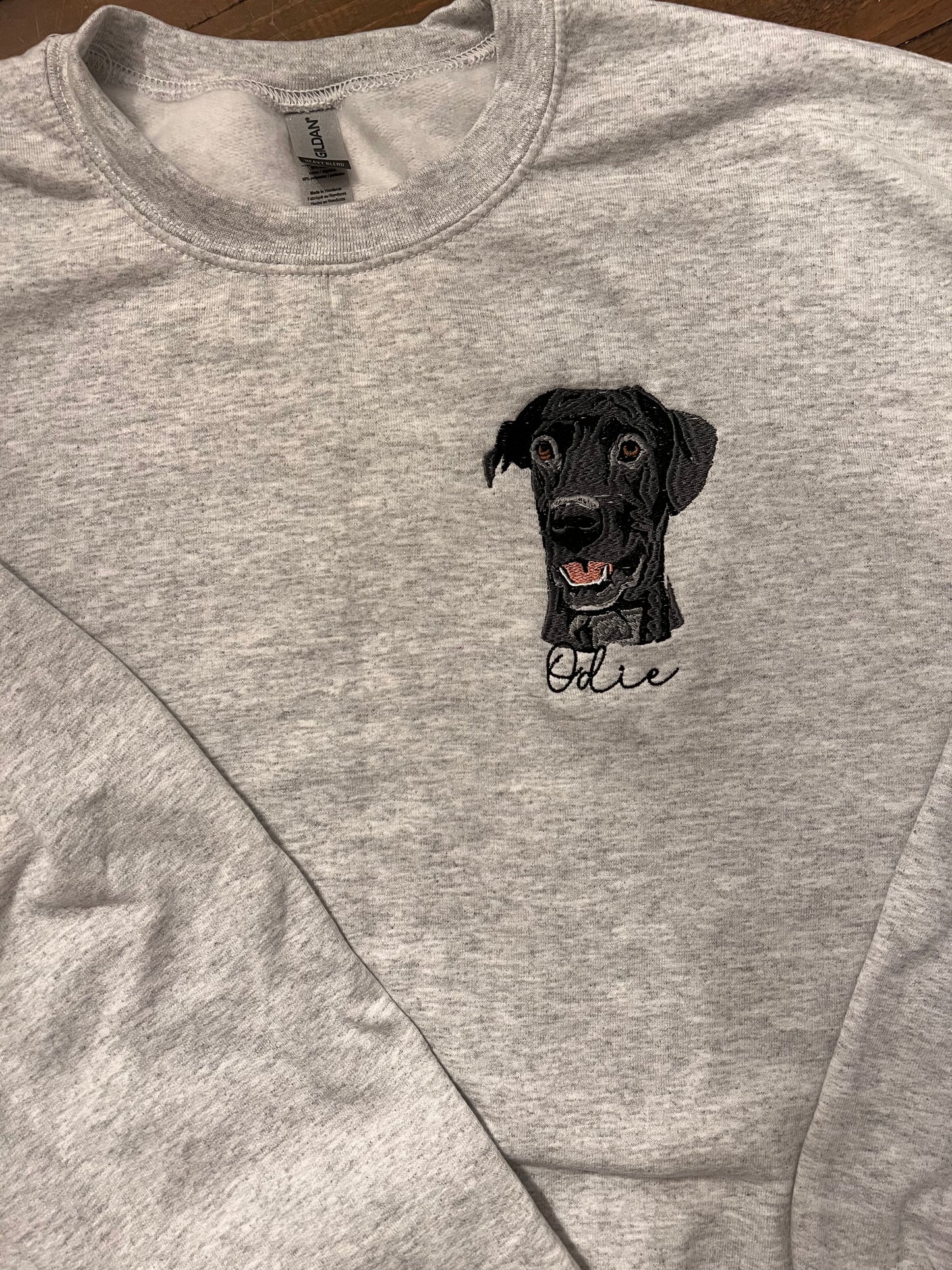 Embroidered Pet Sweatshirt