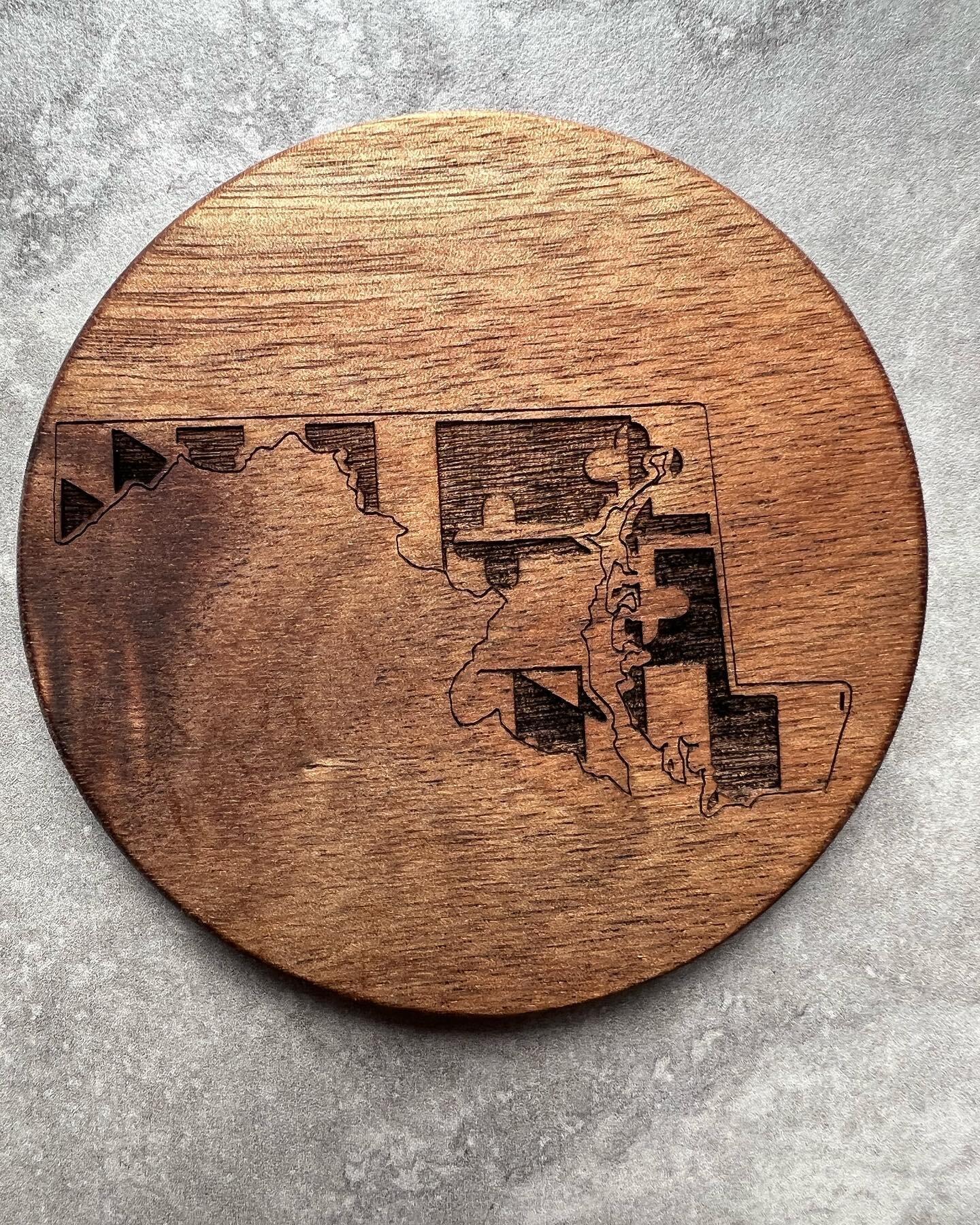 Custom wooden coasters