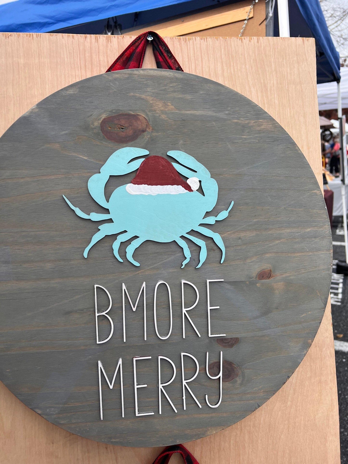 Bmore Merry door sign