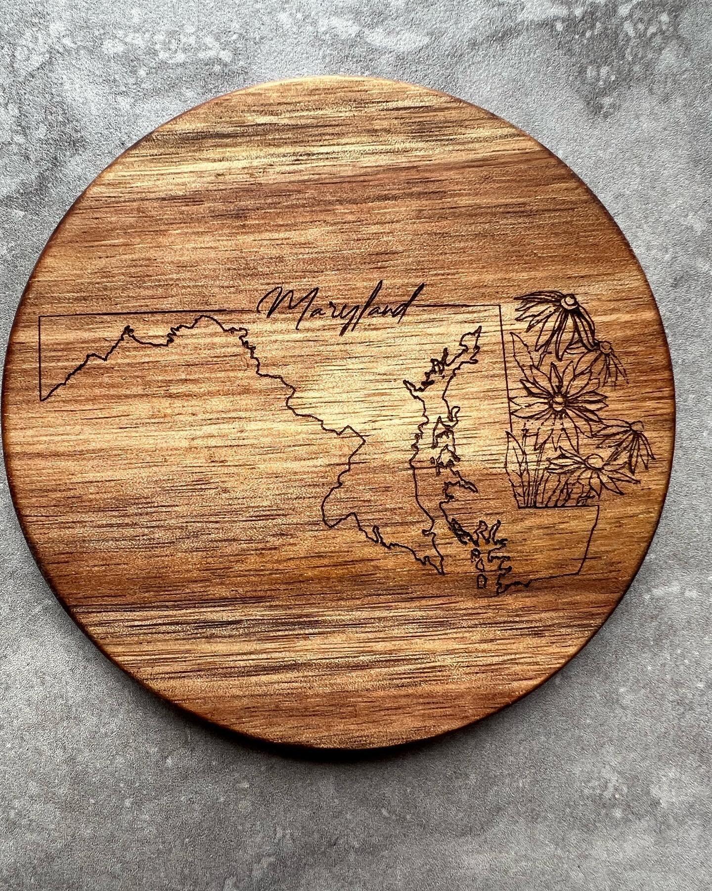 Custom wooden coasters