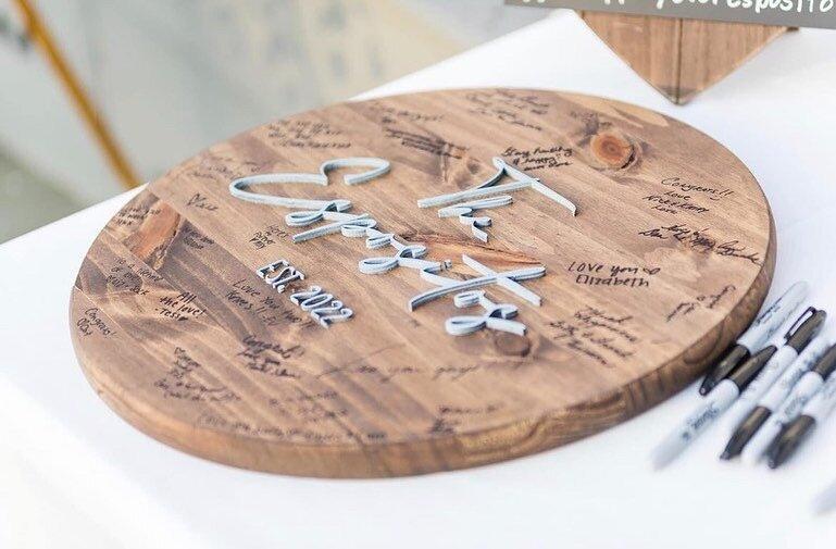 Wedding guestbook sign