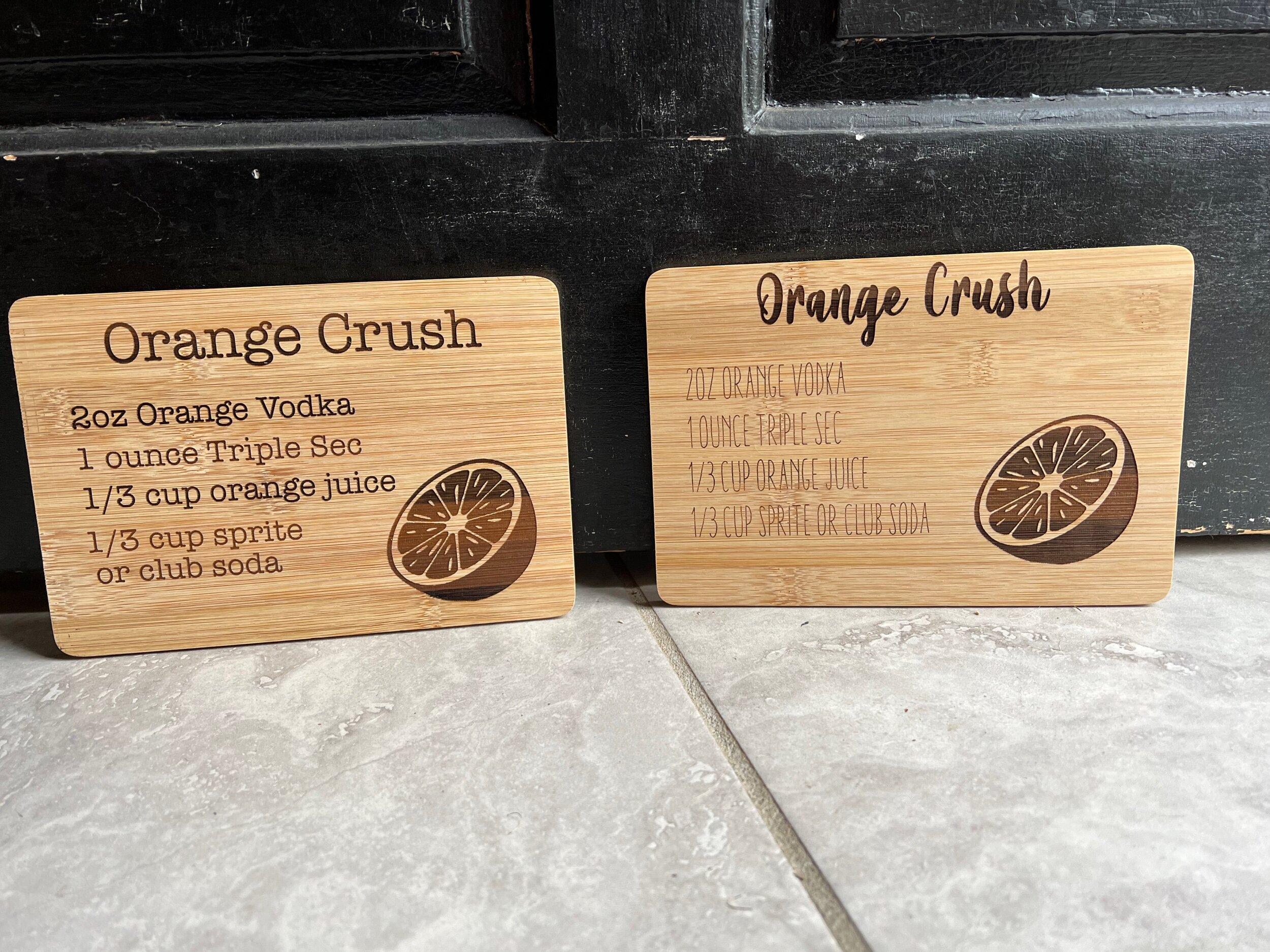 Orange Crush recipe boards
