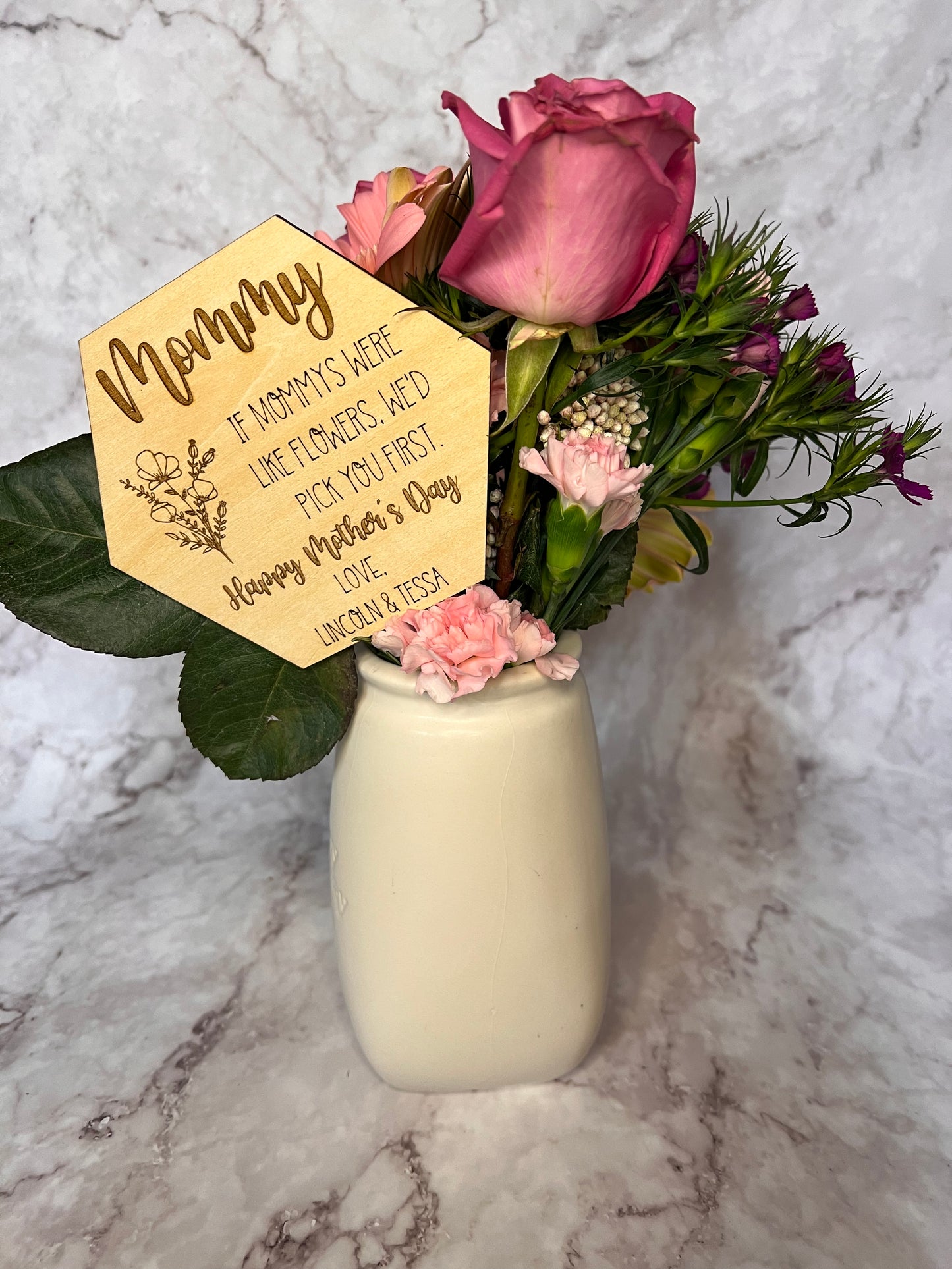 Mother's Day Flower and Plant tag